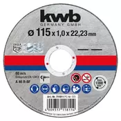 KWB OPP tanka rezna ploča 115x1,0 mm