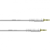 Cordial CORDIAL CFS1,5WW-SNOW klinken-kabel 1.5 m bele barve 3,5 mm klinken vhod/3.5mm