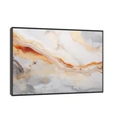 Canvas Slika na platnu Ritam boja, Sa ramom, 60 x 40 cm, Crni