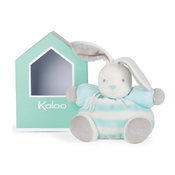 Plišasti zajček BeBe Pastel Chubby Kaloo 25 cm v darilni embalaži za najmlajše turkizno-krem 25 cm
