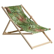 Madison Stolica za plažu Cala Green (Zelena, Sastav materijala: 50 % pamuk, 45 % poliester, 5 % ostalo, drvo)