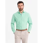 Ombre Mens pastel cotton oxford shirt - mint