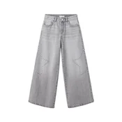 MANGO KIDS Kavbojke siv denim