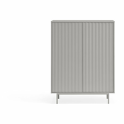 Siva visoka komoda 97x130 cm Sierra - Teulat