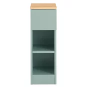 SoBuy SoBuy nočna omarica, nočne omarice v spalnici, ozka nočna omarica FBT111-GR, (22108642)