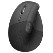 LOGITECH Lift Left vertical ergonomična za levičarje brezžična optična črna miška