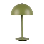 Zelena LED namizna svetilka s kovinskim senčilom (višina 21 cm) Munoz – Trio