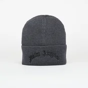 Kapa Palm Angels Curved Logo Beanie Anthracite/ Black Universal