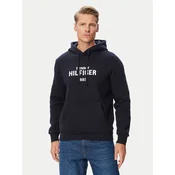 TOMMY HILFIGER Majica nočno modra / bela