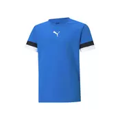 PUMA Funkcionalna majica TeamRISE  kraljevo modra / črna / bela