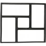 Korbi Velik plastični kalup za izdelavo betonskih tlakovcev – dimenzije 39 x 39 cm