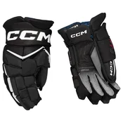 Hokejske rokavice CCM JetSpeed FT8 Black/White Junior 10 palcev