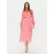 TWINSET Srajčna obleka 251TP2260 Oranžna Loose Fit