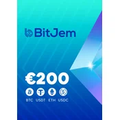 BitJem Crypto Gift Card 200 EUR Key GLOBAL