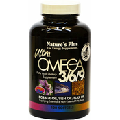 Natures Plus Ultra OMEGA 3/6/9 - 120 Gel-kapsule