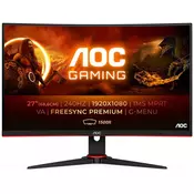 AOC gaming LED monitor Q27G2E/BK