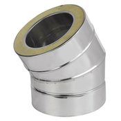 PRODMAX 450/550 Koleno 30° /1,0 mm iz nerjavečega jekla