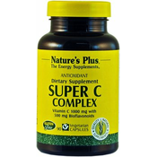 Natures Plus Super C kompleks - 90 veg. kapsule