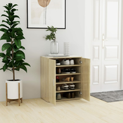 Ormaric za cipele boja hrasta 60 x 35 x 70 cm konstruirano drvo
