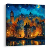 Slika jesenska večerna pravljica - 50x50