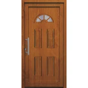 Vhodna vrata iz umetne mase K001 Golden Oak 110 cm x 210 cm levo odpiranje