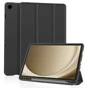 Etui Techsuit Flex Trifold z držalom za pisalo za Samsung Galaxy Tab A9 Plus - black