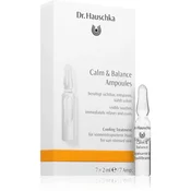 Dr. Hauschka Facial Care intenzivna pomirjajoča nega za občutljivo kožo 7x2 ml
