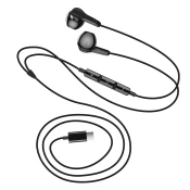 LINQ LinQ, Magnetne slušalke USB C z mikrofonom in gumbi za upravljanje, Črna, (5000019271)