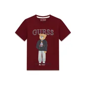Guess Majica L6YI19 K3750 Bordo rdeča Regular Fit