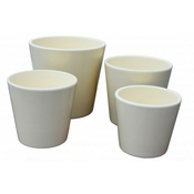 Kerbek saksija manhattan 15cm uni krem ( KE D10/150/003 )