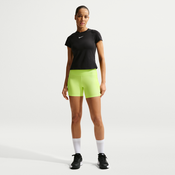 NikeCourt Womens Dri-FIT Tennis Shorts with Pockets - Yellow - Polyester/Elastane