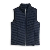 TOM TAILOR Brezrokavnik temno modra