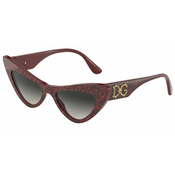 DOLCE & GABBANA Ženske suncane naocare 0DG4368 32348G 52, Bordo