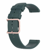 BStrap Silicone Rain pašček za Xiaomi Amazfit GTR Mini, dark green