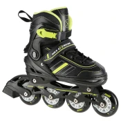 shumee NH18191 2V1 ČRNO/LIMETA VELIKOST M (34-38) ROLERJI/HOKEJSKE DRSALKE