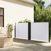 Vidaxl vidaXL Zložljiva stranska tenda bela 140x600 cm