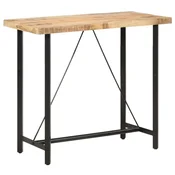 Vidaxl Barska mizica 120x58x107 cm robusten mangov les