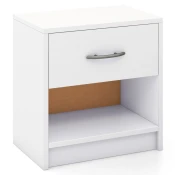 COSTWAY Nočna omarica s predalom Nočna omarica 38,5 x 28 x 40,5 cm, (5000006610)
