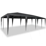 Šator za zabave Antracit 800 x 400 x 266 cm Polietilen i celik