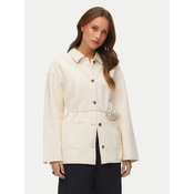 Vero Moda Jeans jakna Sazzy 10339336 Bež Relaxed Fit