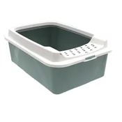 Rotho ROTHO Bonnie Eco Green - Ekološka mačja posoda, 30L, brez BPA, z napredno tehnologijo, zelena barva, 1 kg