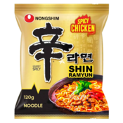 Nongshim Shin Ramyun začinjen piščanec, ekstra pekoč 120 g