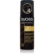 Syoss Root Retoucher tonirana barva za narastek v pršilu odtenek Black 120 ml