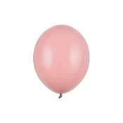 PartyDeco Močni lateks baloni, roza, pastelno temno prašno roza, 30 cm, 100 kosov.