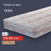 Dušek za decu Teen 170x90 cm