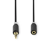 Nedis CABW22050AT10 stereo audio kabel, 3,5 mm stereo jack utikač na 3,5 mm stereo jack utičnicu, 1 m