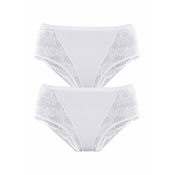 PETITE FLEUR Spodnje hlače za oblikovanje bela