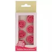 Funcakes Sladkorna dekoracija - Vrtnice 6 kosov