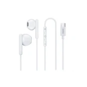 REMAX RM-522a White Type-C Wired Earphones (With Digital Interface)
