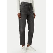 Tommy Jeans Jeans hlače Mom Jean Uh Tpr Bi0187 Co DW0DW21812 Črna Mom Fit